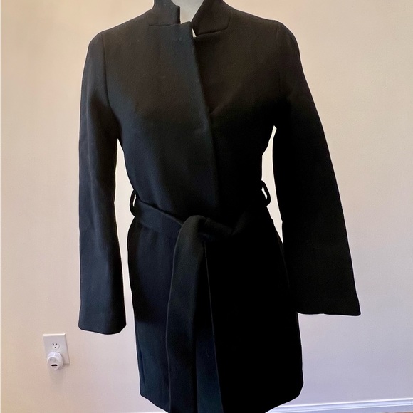 NWT H&M Wool-Blend Coat Designer Collab with Manteco. Size 0 - Picture 2 of 15